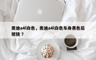 奥迪a4l白色，奥迪a4l白色车身黑色后视镜 ？