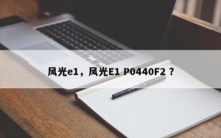 风光e1，风光E1 P0440F2 ？