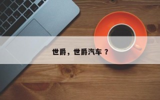 世爵，世爵汽车 ？