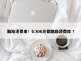 酷路泽费用！lc300兰德酷路泽费用 ？