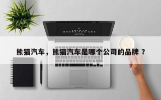 熊猫汽车，熊猫汽车是哪个公司的品牌 ？