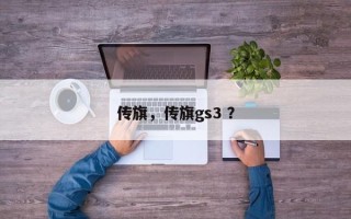 传旗，传旗gs3 ？