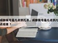 成都限号是几点到几点，成都限号是几点到几点结束 ？